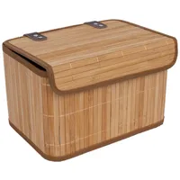 Evelekt Basket Max Bamboo 36X27Xh22Cm, with a lid  Grozs