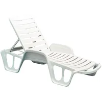 Evelekt Fisso White 91000 Sauļošanās krēsls