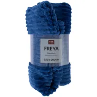 Evelekt Plaid Freya 150X200Cm, dark blue  Pleds