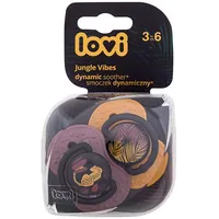 Lovi Jungle Vibes Dynamic Soother Girl 3-6M 2Pc  Knupis