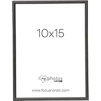Focus Can-Can Aluminium Black 10X15  Fotorāmis