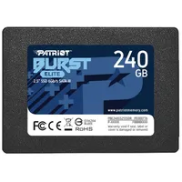 Patriot Burst Elite 240Gb Sata 3.0 3D Nand 2,5 Pbe240Gs25Ssdr Black Ssd disks