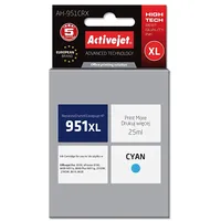 Activejet  Ah-951Crx Hp Printer Ink, Compatible with 951Xl Cn046Ae Premium 25 ml blue. Tintes kasetne