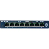 Netgear Gs108Ge network switch Unmanaged Gigabit Ethernet 10/100/1000 Blue Komutators