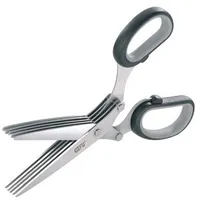Gefu 12660 kitchen scissors 191 mm Black, Stainless steel Herb G-12660 Šķēres