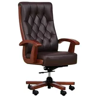 Bemondi Consul brown leather armchair A840 Brown Ofisa krēsls
