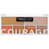 Revolution Relove Colour Play Shadow Palette Brown Courage  Acu ēnas