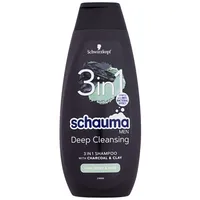 Schwarzkopf Schauma Men Deep Cleansing 3In1 400Ml  Šampūns