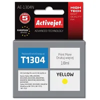 Activejet  Ae-1304N Ink Replacement for Epson T1304 Supreme 18 ml yellow Tintes kasetne