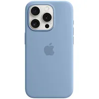 Apple iPhone 15 Pro Silicone Case with Magsafe - Winter Blue Mt1L3Zm/A Aizsargapvalks