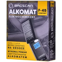 Bacscan F-45 alcohol tester 0 - 4 Black Comfort Alkometrs