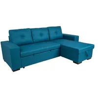 Evelekt Corner sofa bed Carita ocean blue  Stūra dīvāngulta