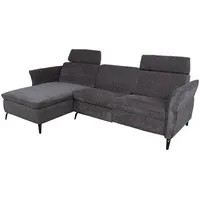 Evelekt Corner sofa Dayton Lc, electric recliner, dark grey  Stūra dīvans