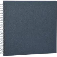 Focus Base Line Canvas Wire-O 30X30 Blue W. White Sheets  Fotoalbums
