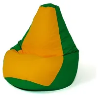 Go Gift Sako bag pouffe Pear green-yellow Xl 130 x 90 cm  Sēžammaiss