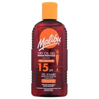Malibu Dry Oil Gel With Carotene 200Ml Spf15  Saules aizsargājošs losjons ķermenim