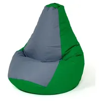 Go Gift Sako bag pouffe Pear green-grey L 105 x 80 cm  Sēžammaiss