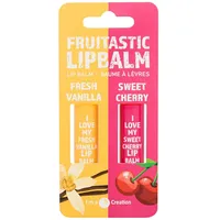 2K Fruitastic Lip Balm 4,2 g Fresh Vanilla  Sweet Cherry Lūpu balzāms