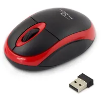 Titanum Tm116E Wireless 3D mouse 2.4Ghz Black / Red Tm116R Datorpele