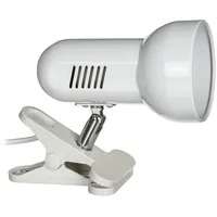 Activejet  Clip-On desk lamp, white, metal, E27 thread Aje-Clip Lamp White Galda lampa