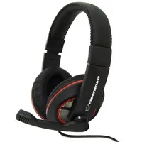 Esperanza Eh118 headphones/headset Wired Head-Band Calls/Music Black, Red Austiņas