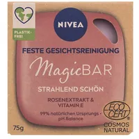 Nivea Magic Bar Radiance Rose Extract  Vitamin E 75G Attīrošās ziepes