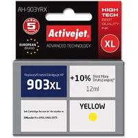 Activejet  Ah-903Yrx ink Replacement for Hp 903Xl T6M11Ae Premium 12 ml yellow Tintes kasetne