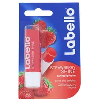 Labello Strawberry Shine 24H Moisture Lip Balm 4,8G  Lūpu balzāms