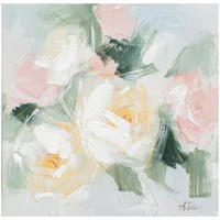 Evelekt Oil painting 100X100Cm, pastel blossoms  Glezna