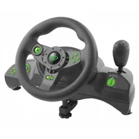 Esperanza Egw102 Gaming Controller Steering wheel Pc,Playstation 3 Digital Usb Black,Green Stūre