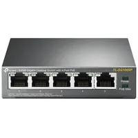 Tp-Link Switch Desktop/Pedestal 5X10Base-T / 100Base-Tx 1000Base-T Poe ports 4 Tl-Sg1005P Komutators