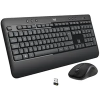 Logitech Advanced Mk540 keyboard Mouse included Usb Qwerty Dutch Black, White 920-008685 KlaviatūraPele