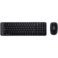 Logitech G Mk220 keyboard Rf Wireless Qwerty Us International Black 920-003161 KlaviatūraPele