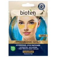 Bioten Hyaluronic Gold Hydrogel Eye Patches  Acu maska