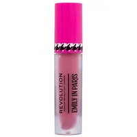 Makeup Revolution London Lipstick Emily In Paris Pink Glossy  Lūpu krāsa