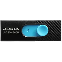 Adata Memory Drive Flash Usb2 64Gb/Blue Auv220-64G-Rbkbl  Usb atmiņa