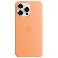 Apple iPhone 15 Pro Max Silicone Case with Magsafe - Orange Sorbet Mt1W3Zm/A Aizsargapvalks