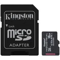 Kingston Memory Micro Sdhc 16Gb Uhs-I/W/A Sdcit2/16Gb  Atmiņas karte