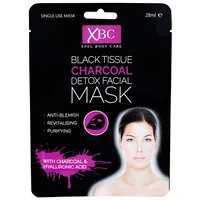 Xpel Body Care Black Tissue Charcoal Detox Facial Mask 28Ml Women  Sejas maska