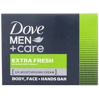 Dove Men  Care Extra Fresh Body Face Bar 90G Ziepes