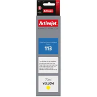 Activejet  Ae-113Y Ink Replacement for Epson 113 C13T06B440 Supreme 70 ml yellow Tintes kasetne