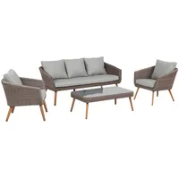 Evelekt Komplekts Norway dīvāns, 2 krēsli, kafijas galdiņš  Mēbeļu komplekts