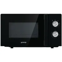 Gorenje Microwave Oven Mo20E2Bh Free standing, 20 L, 800 W, Grill, Black  Mikroviļņu krāsns