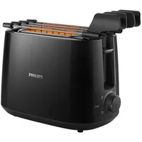 Philips Hd2583/90 Daily Collection Toaster, Black Tosteris