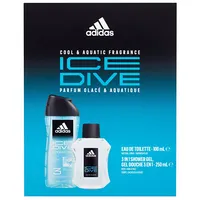 Adidas Ice Dive M Edt 100Ml  250Ml shower gel Dāvanu komplekts
