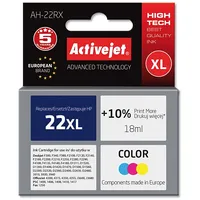 Activejet  Hp Ink Cartridge Ah-22Rx, Compatible With 22Xl C9352A Premium 18 ml colour. Prints 10 more. Ah-22Rx Tintes kasetne