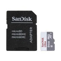 Sandisk Micro Sdxc 64Gb 10 Sdsqunr-064G-Gn6Ta Atmiņas karte