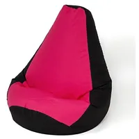 Go Gift Sako bag pouffe Pear black-pink L 105 x 80 cm  Sēžammaiss