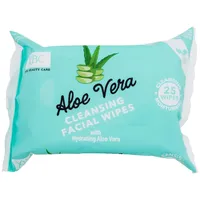 Xpel Aloe Vera Cleansing Facial Wipes 25Pc  Attīrošas salvetes