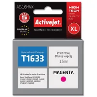 Activejet  Ae-16Mnx Ink cartridge Replacement for Epson 16Xl T1633 Supreme 15 ml magenta Tintes kasetne
